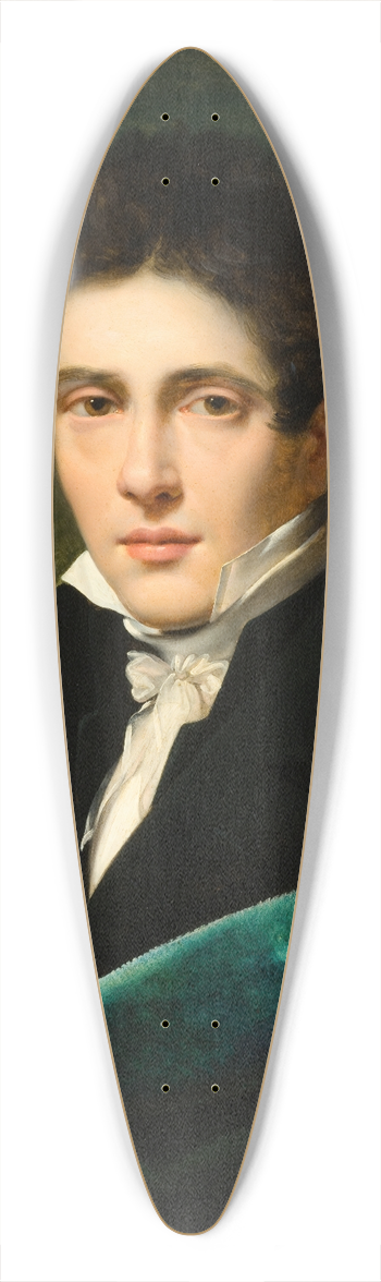 Alexandre-Jean Dubois-Drahonet - Portrait of Monsieur Gest 39.3 inch art pintail longboard deck