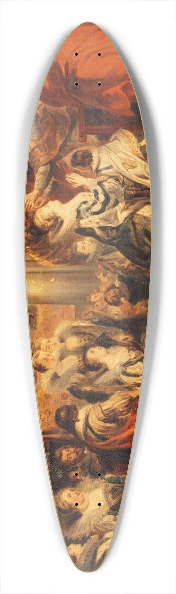 Alexandre Marie Colin - Le Couronnement de Marie de Mdicis, le 13 mai 1610. 39.3 inch art pintail longboard deck