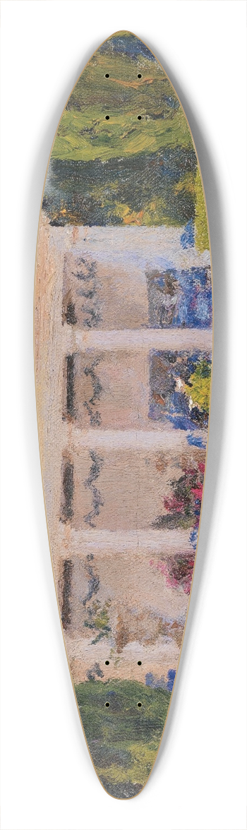 Alexandre Roubtzoff - A Loggia In The Ben Negro Park In Bizerte 39.3 inch art pintail longboard deck
