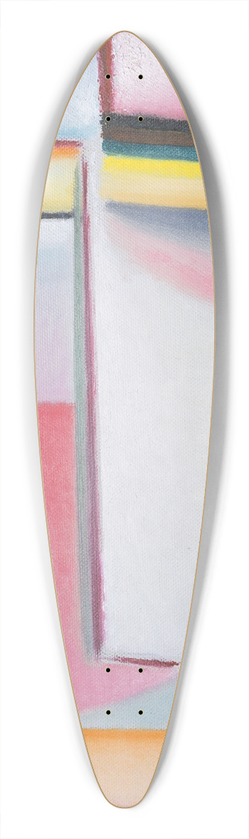 Alexej von Jawlensky - Abstract Head, Symphony in Pink 39.3 inch art pintail longboard deck