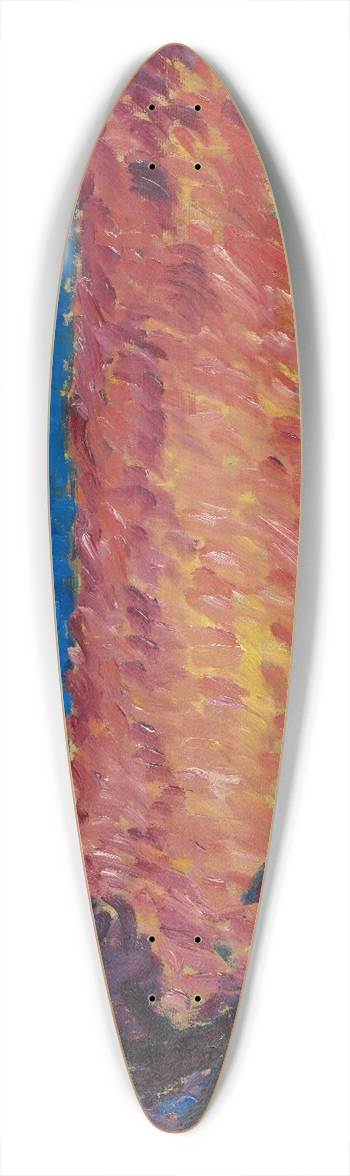 Alexej von Jawlensky - At The Baltic Sea 39.3 inch art pintail longboard deck