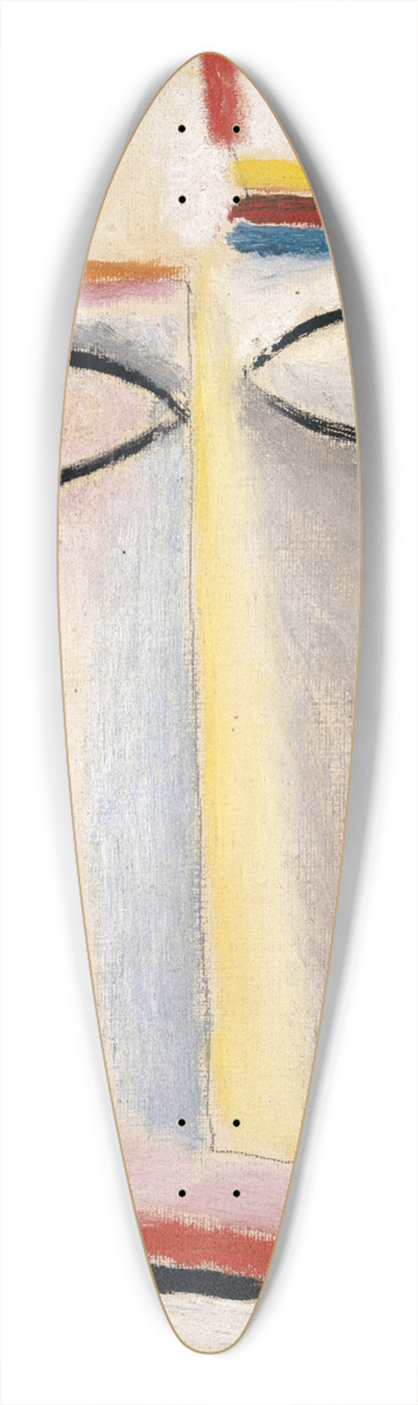 Alexej von Jawlensky - Female Head 39.3 inch art pintail longboard deck