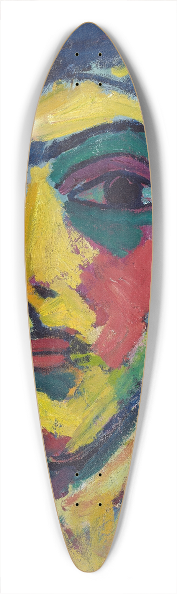 Alexej von Jawlensky - Head Of A Youth 39.3 inch art pintail longboard deck