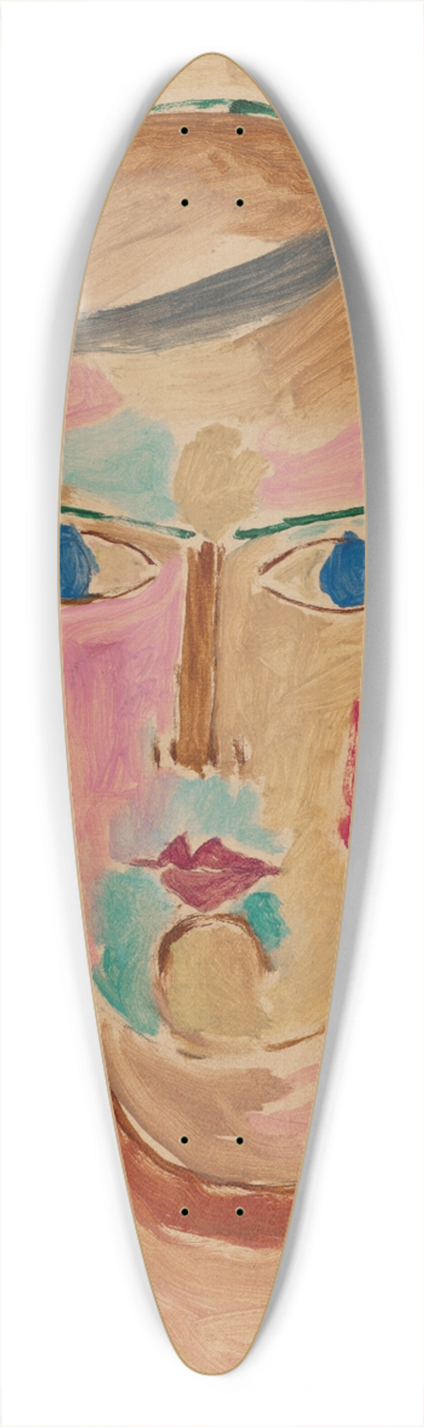 Alexej von Jawlensky - Helle Erscheinung 39.3 inch art pintail longboard deck