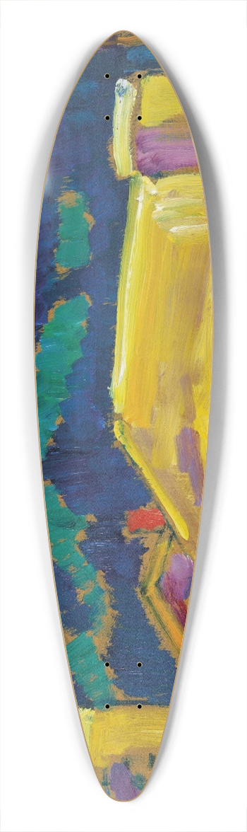 Alexej von Jawlensky - Landschaft mit Brcke 39.3 inch art pintail longboard deck