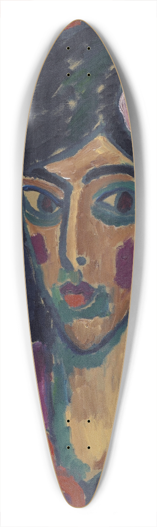 Alexej von Jawlensky - Spaniard 39.3 inch art pintail longboard deck