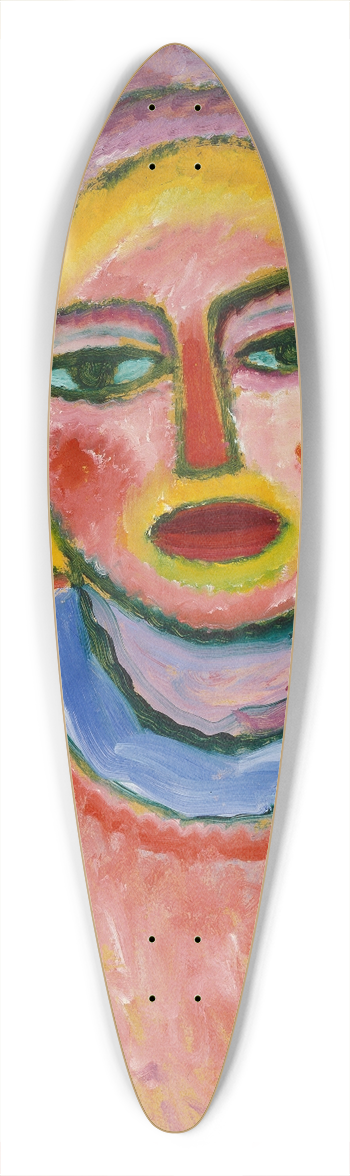 Alexej von Jawlensky - Spring 39.3 inch art pintail longboard deck