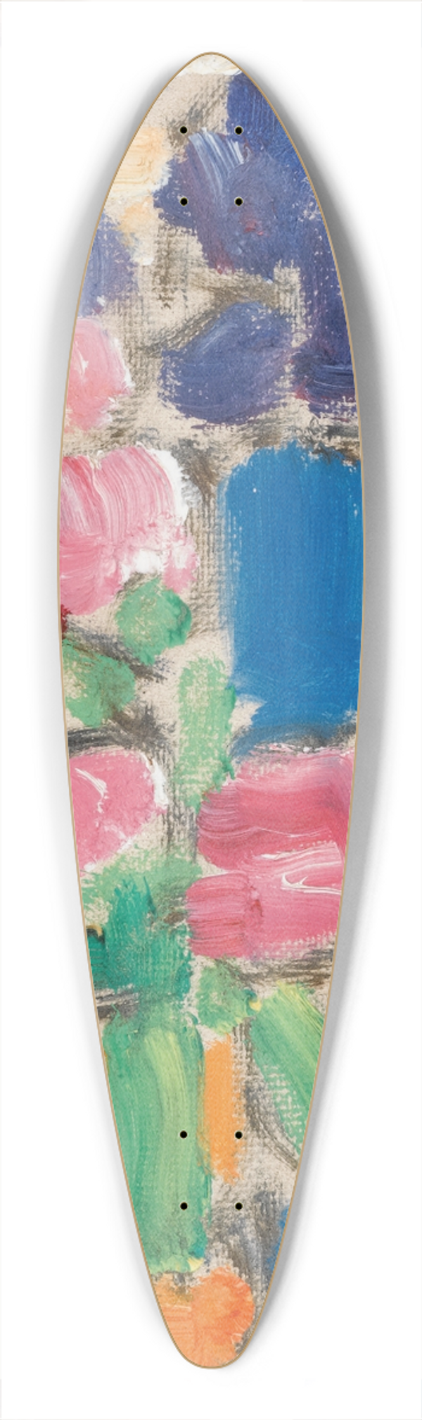 Alexej von Jawlensky - Still Life; Flower Still Life With Vase And Figure, Semi-Profile 39.3 inch art pintail longboard deck
