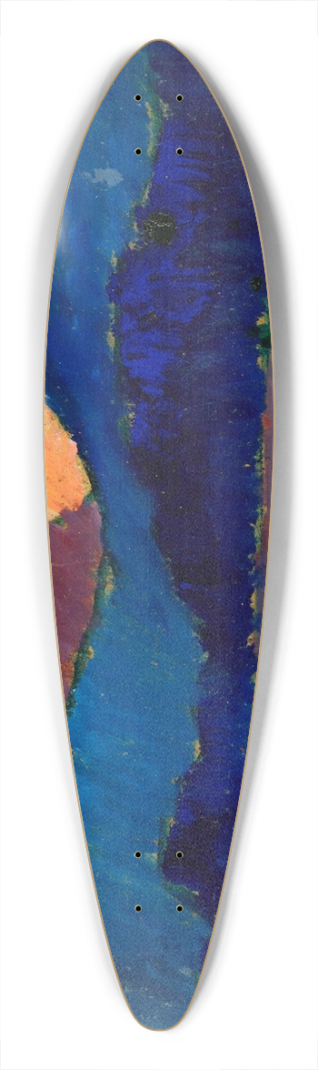 Alexej von Jawlensky - Summer evening in Murnau 39.3 inch art pintail longboard deck