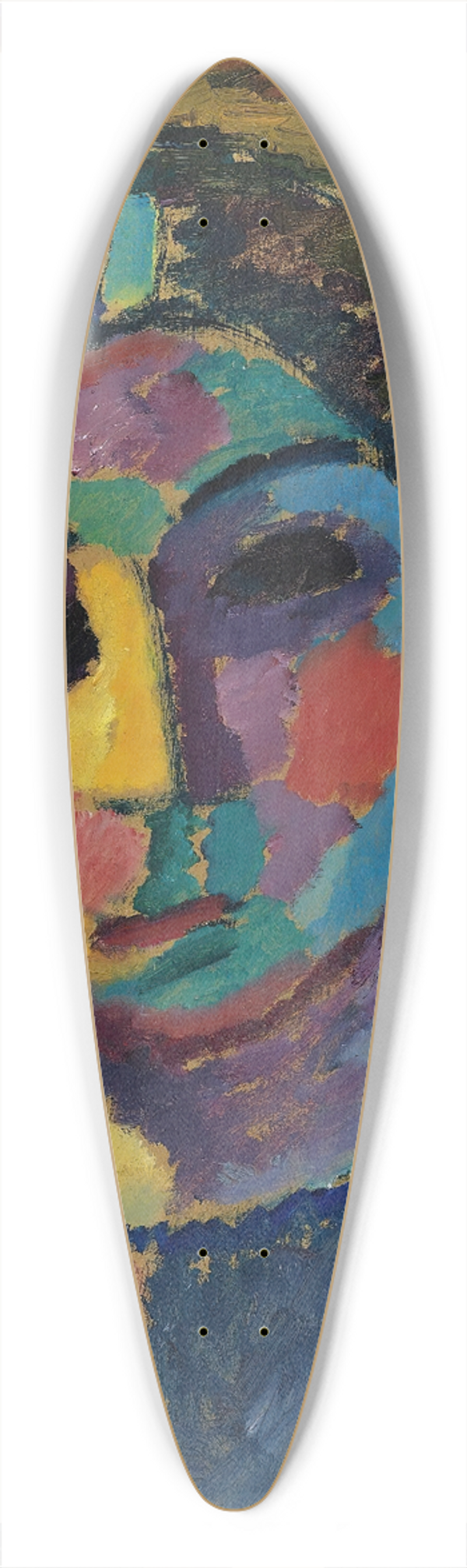 Alexej von Jawlensky - The Thinking Woman 39.3 inch art pintail longboard deck