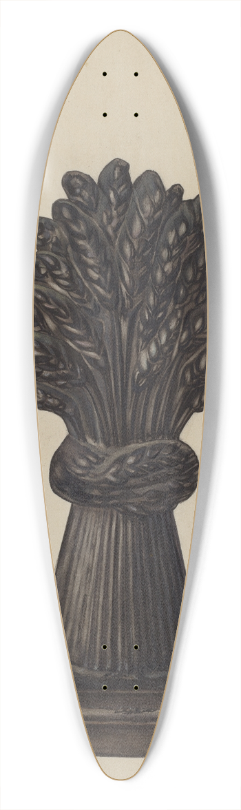 Alf Bruseth - Door Stop 39.3 inch art pintail longboard deck