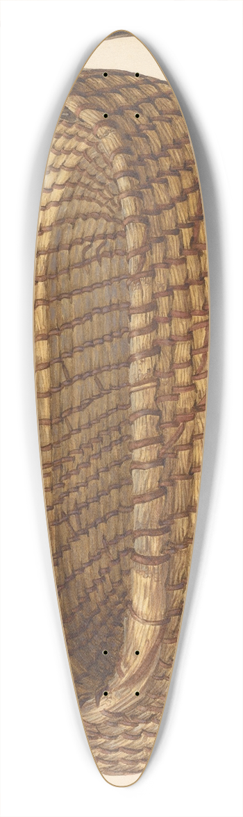 Alfonso Moreno - Grain Basket 39.3 inch art pintail longboard deck