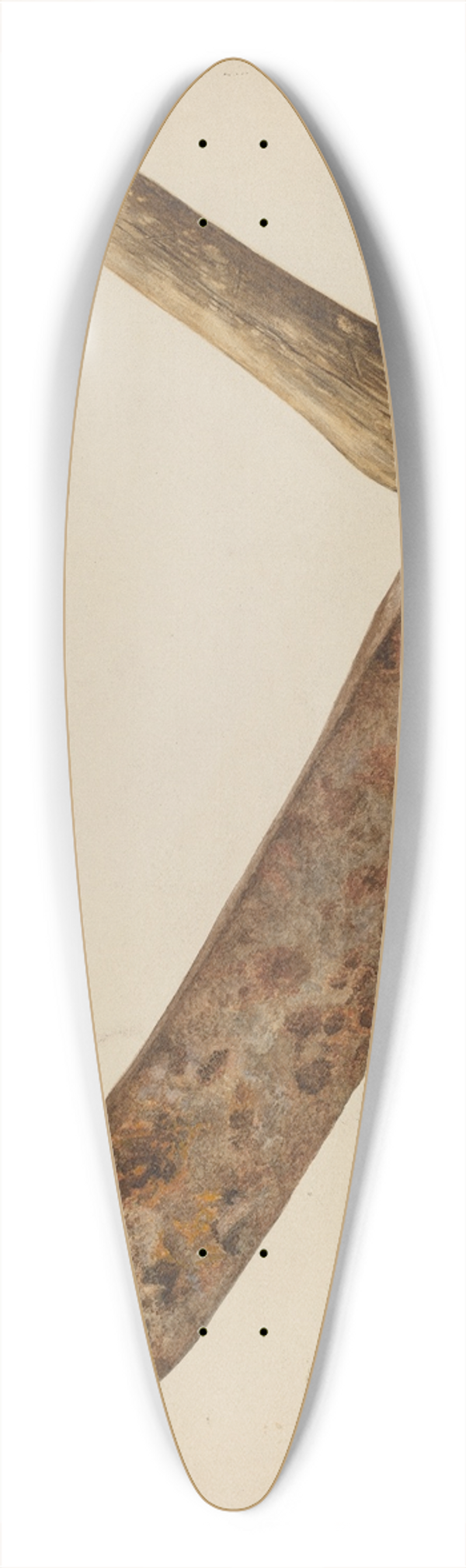 Alfonso Moreno - Hay Knife 39.3 inch art pintail longboard deck
