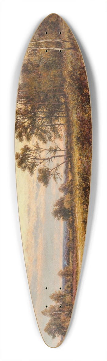 Alfred Augustus Glendening - Grasmere, Cumberland 39.3 inch art pintail longboard deck