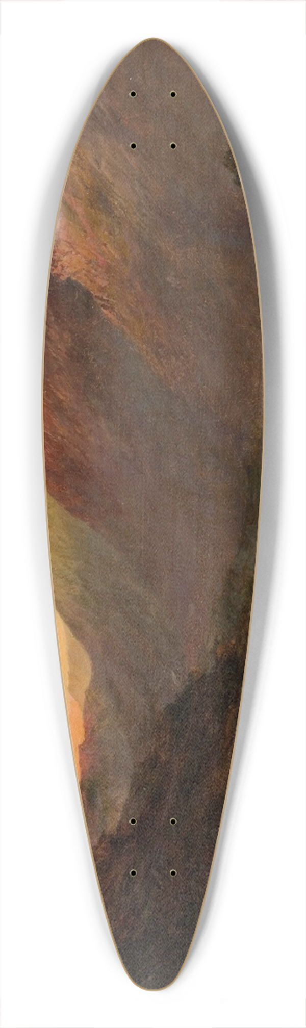 Alfred de Branski - Ben Lomond 39.3 inch art pintail longboard deck