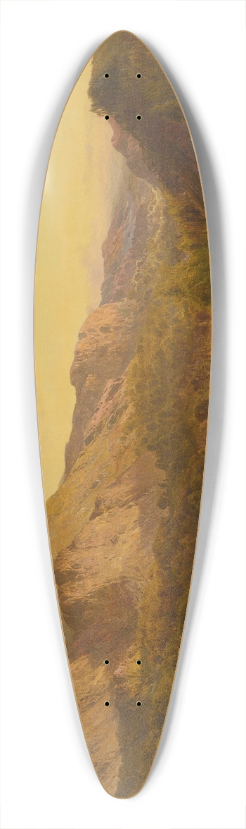Alfred de Branski - In The Highlands 39.3 inch art pintail longboard deck