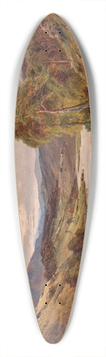 Alfred de Branski - The Dee at Balmoral 39.3 inch art pintail longboard deck