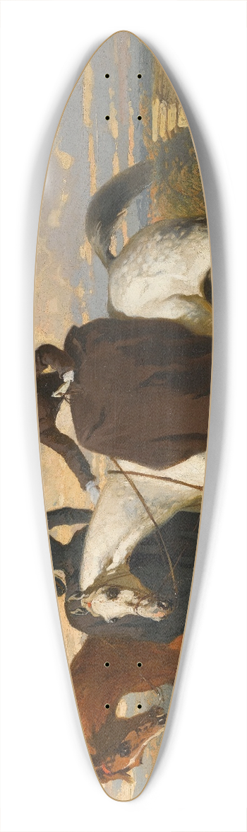 Alfred De Dreux - Deux Amazones Au Cheval 39.3 inch art pintail longboard deck