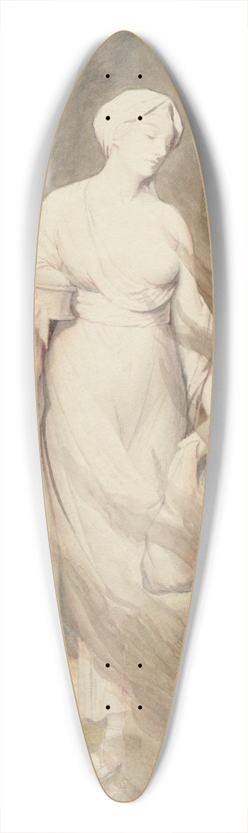 Alfred George Stevens - Lots Wife 39.3 inch art pintail longboard deck