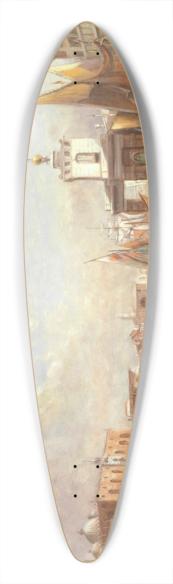 Alfred Pollentine - The Dogana 39.3 inch art pintail longboard deck