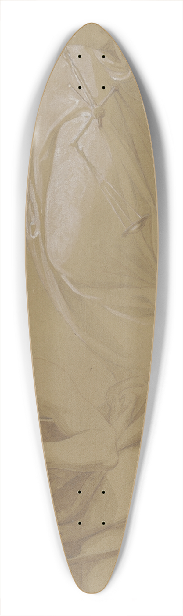 Alfred Rethel - Nemesis, als Justitia einen Mrder verfolgend 39.3 inch art pintail longboard deck
