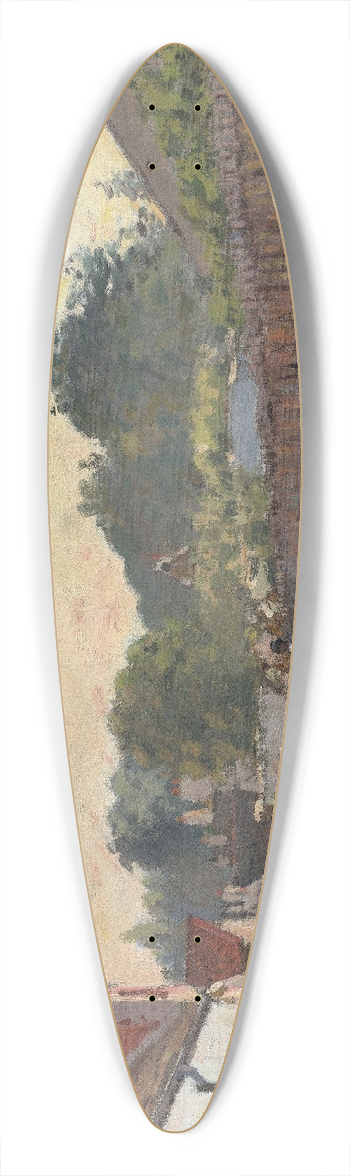 Alfred Sisley - Marly-le-Roi 39.3 inch art pintail longboard deck