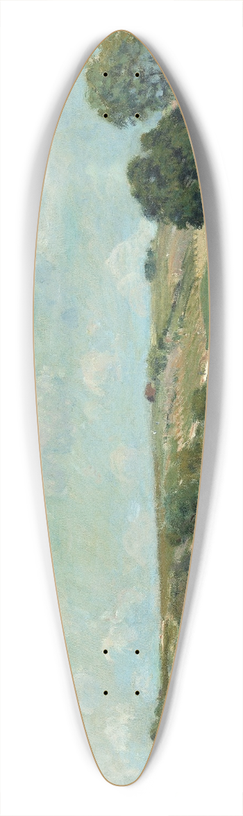 Alfred Sisley - Meadow 39.3 inch art pintail longboard deck