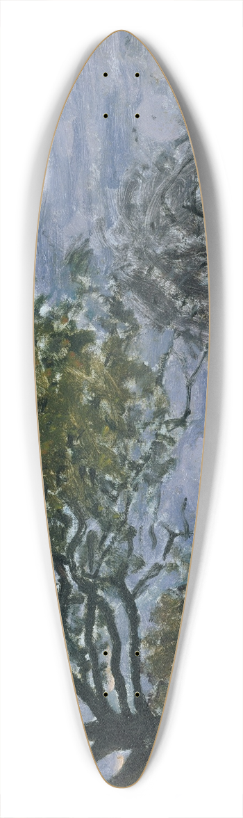 Alfred Sisley - The Road from Versailles to Louveciennes 39.3 inch art pintail longboard deck