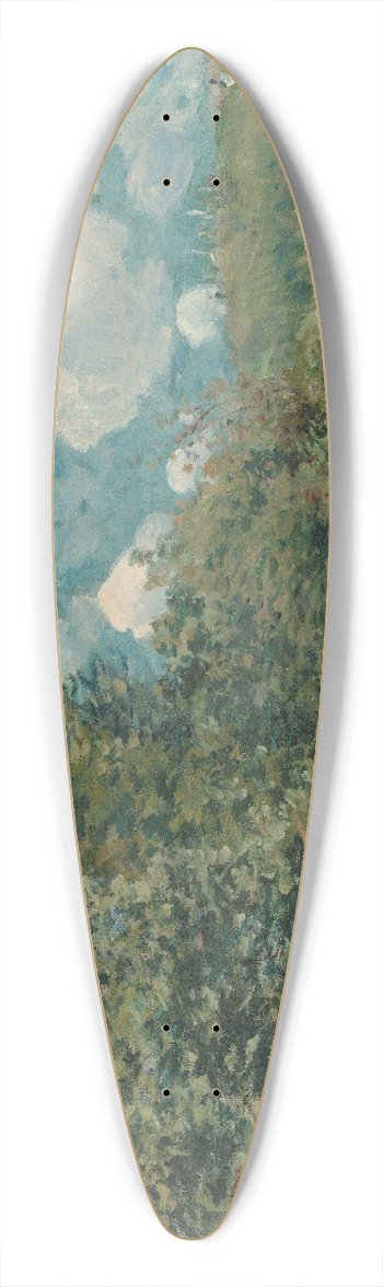 Alfred Sisley - The Road from Versailles to Saint-Germain 39.3 inch art pintail longboard deck