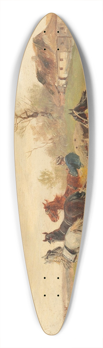 Alfred Steinacker - Ungarisches Marktfuhrwerk 39.3 inch art pintail longboard deck