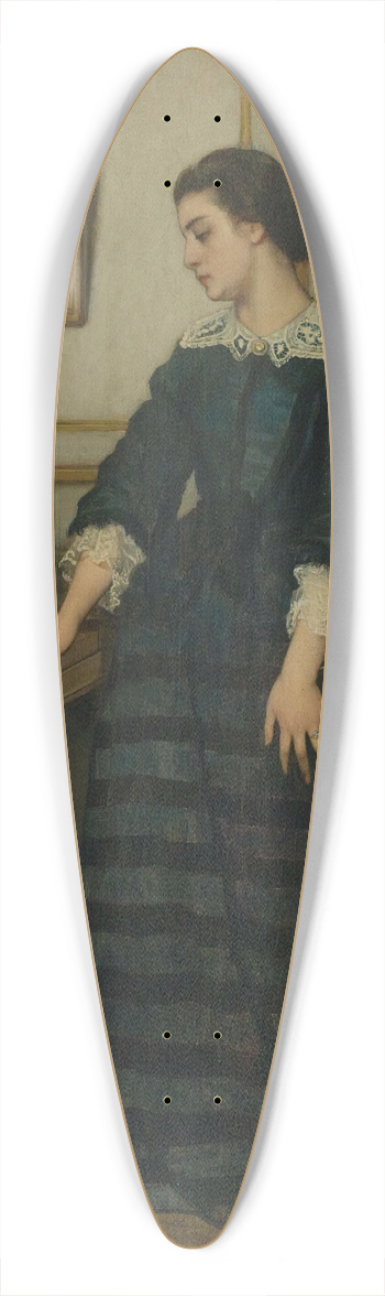 Alfred Stevens - Labsence 39.3 inch art pintail longboard deck