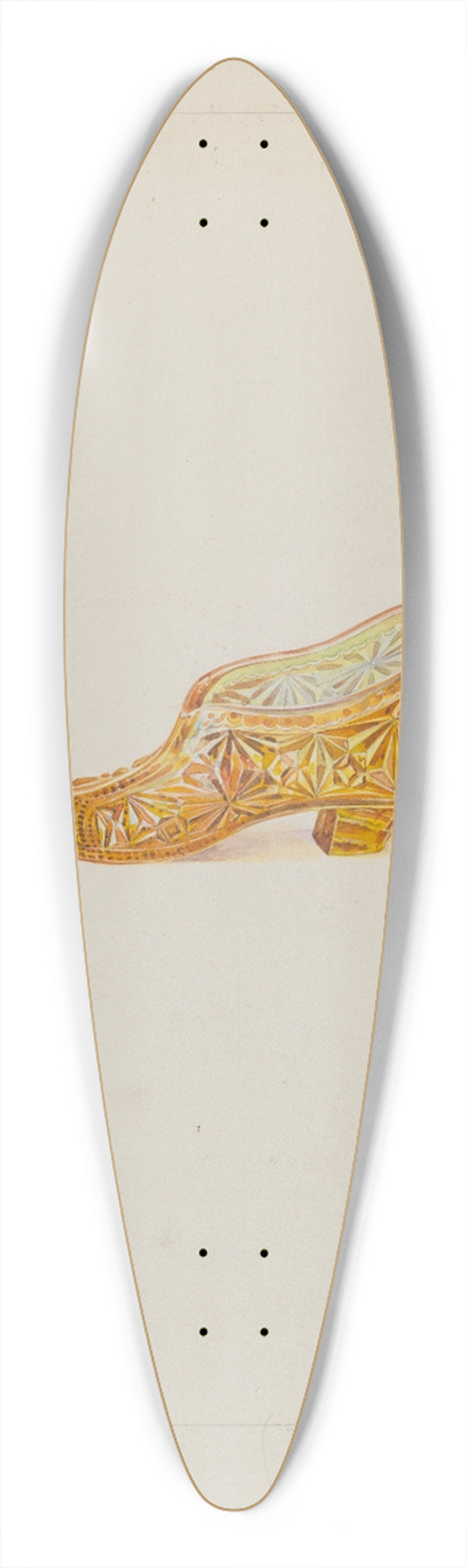 Alfred Walbeck - Flower Holder 39.3 inch art pintail longboard deck