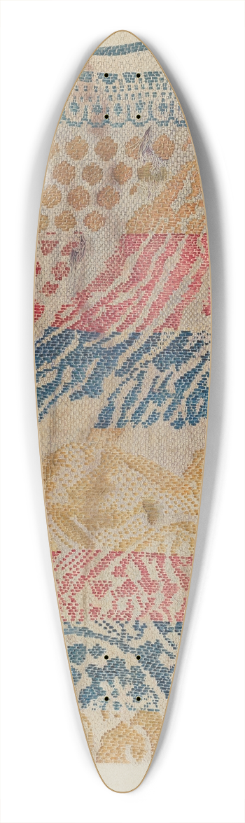 Alfred Walbeck - Handwoven Table Cover 39.3 inch art pintail longboard deck