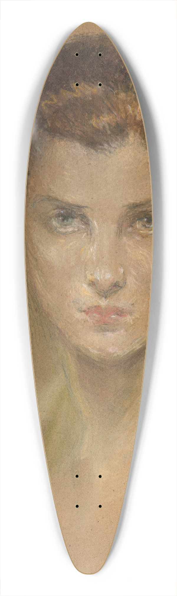 Alice Pike Barney - Gloria 39.3 inch art pintail longboard deck