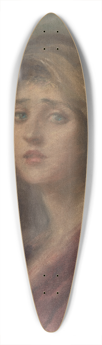 Alice Pike Barney - Madame R. 39.3 inch art pintail longboard deck
