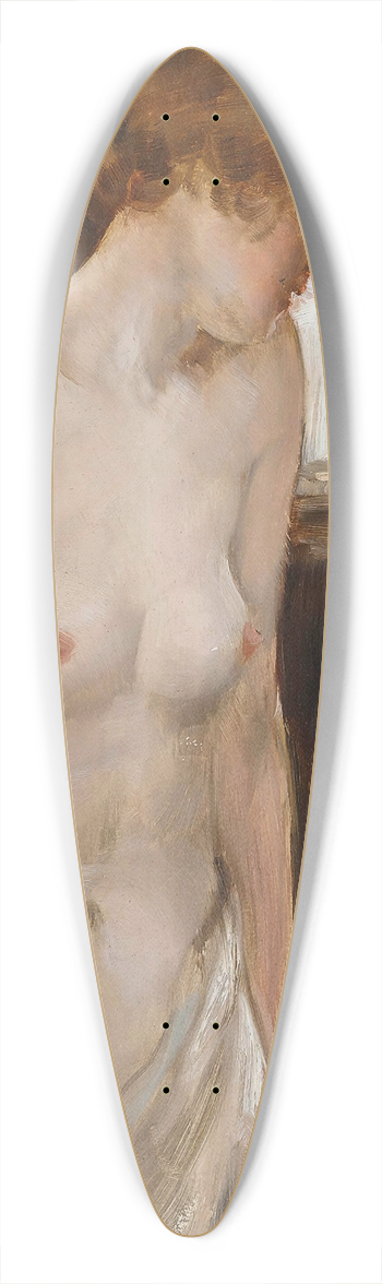 Allan Douglas Davidson - Female nude 39.3 inch art pintail longboard deck