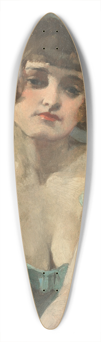 Allan Douglas Davidson - The model 39.3 inch art pintail longboard deck