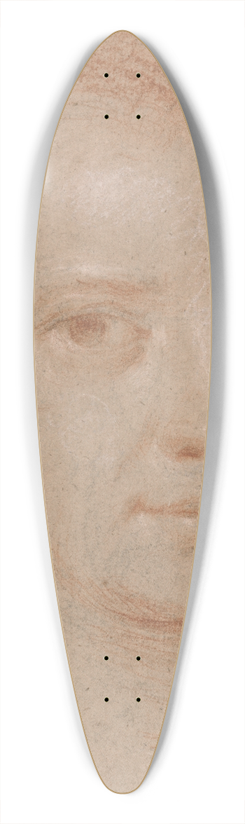 Allan Ramsay - Head of a Young Woman or Man 39.3 inch art pintail longboard deck