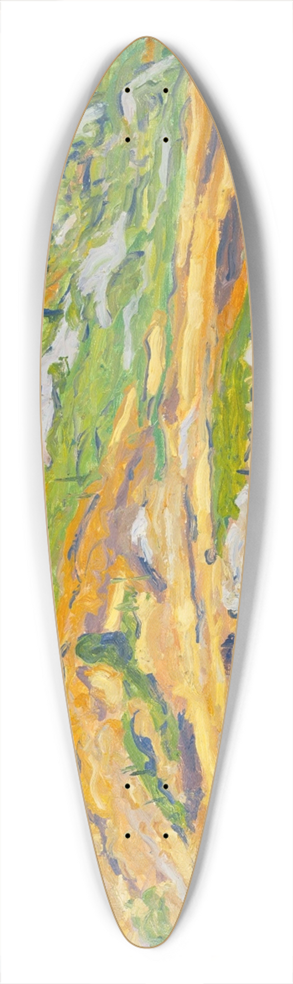 Allen Tucker - The Rise 39.3 inch art pintail longboard deck