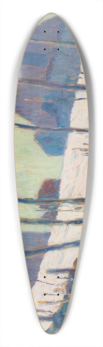 Allen Tucker - Winter Landscape 39.3 inch art pintail longboard deck