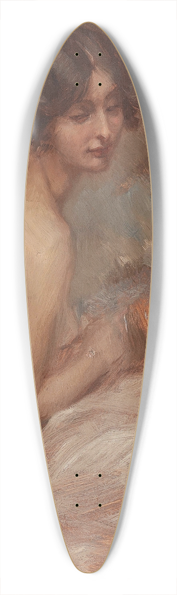 Alois Hans Schram - Portrait Of A Lady 39.3 inch art pintail longboard deck