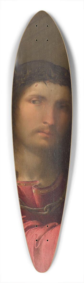 Altobello Melone - Christ carrying the Cross 39.3 inch art pintail longboard deck