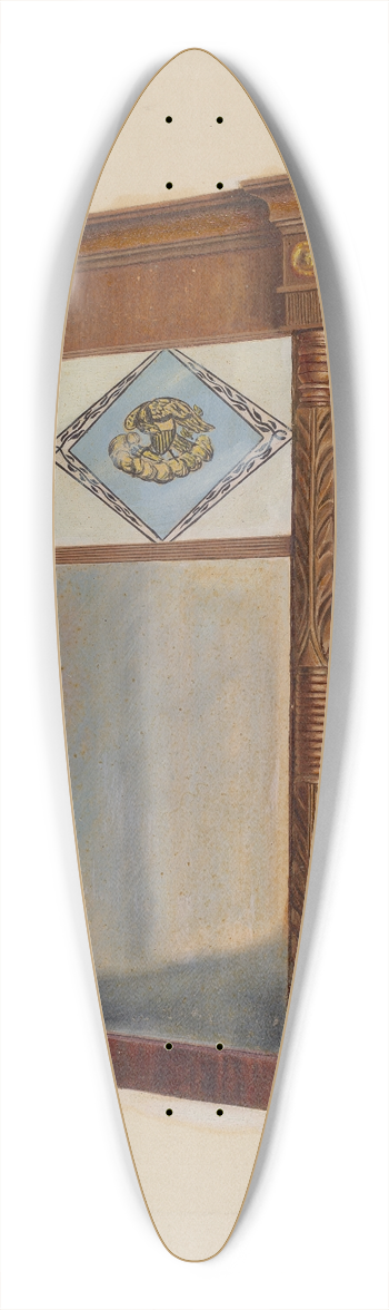 Alvin M. Gully - Empire Mirror 39.3 inch art pintail longboard deck