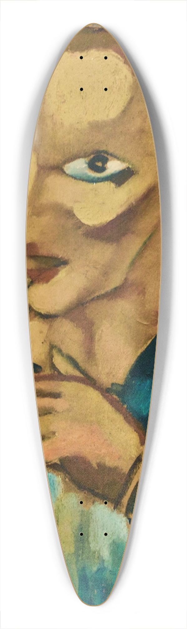 Amadeo de Souza-Cardoso - O Rata 39.3 inch art pintail longboard deck