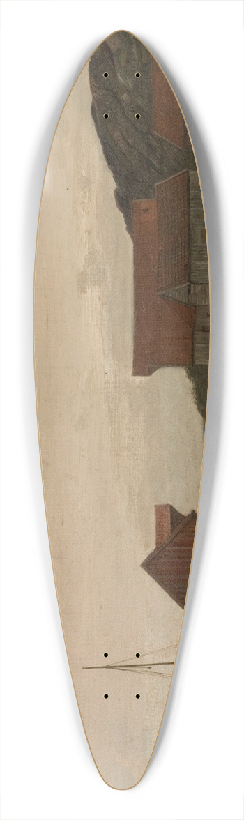 Amaldus Nielsen - Grvr, Skudesnes 39.3 inch art pintail longboard deck