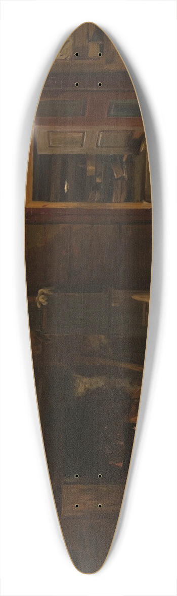 Amaldus Nielsen - Interir fra Haslemo, Setesdal 39.3 inch art pintail longboard deck
