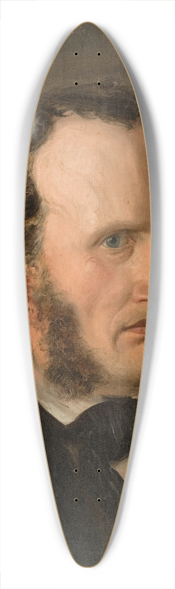 Amaldus Nielsen - Portrett av kunstnerens bror Harald 39.3 inch art pintail longboard deck