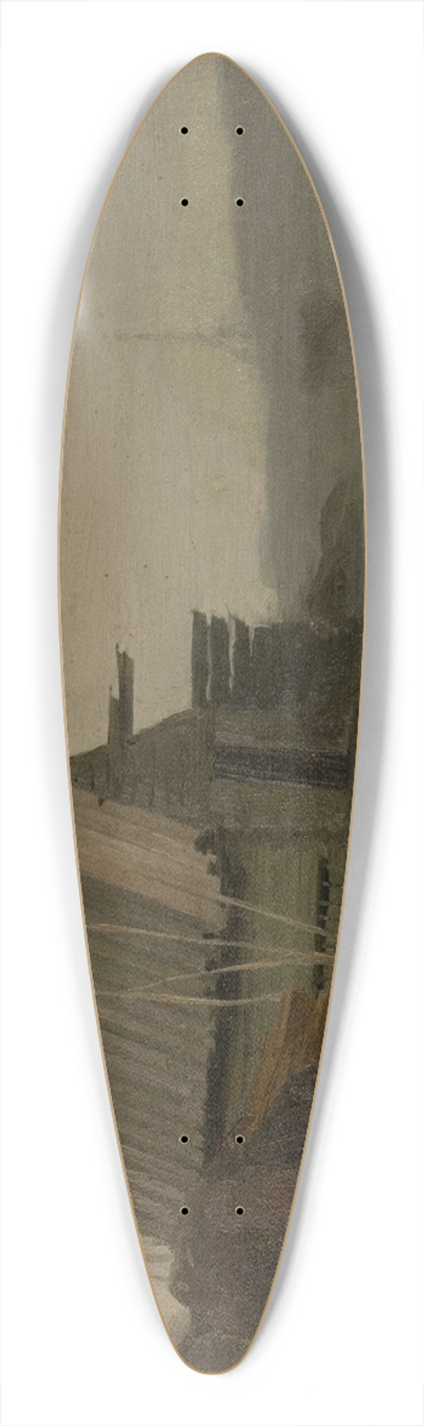 Amaldus Nielsen - Sjbod, Lindesnes 39.3 inch art pintail longboard deck