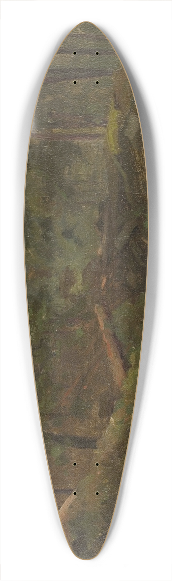 Amaldus Nielsen - Svinestad, Mandal 39.3 inch art pintail longboard deck