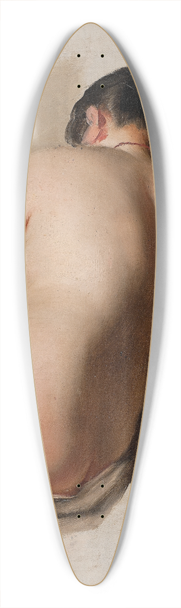 Amalia Lindegren - Aktstudie 39.3 inch art pintail longboard deck